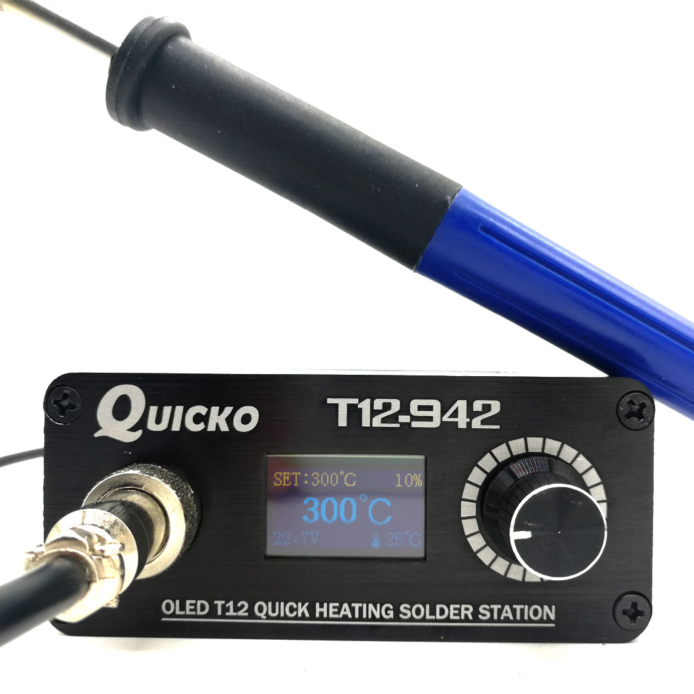 Soldering Station T12 Oled - QUICKO MINI T12 STC OLED محطة