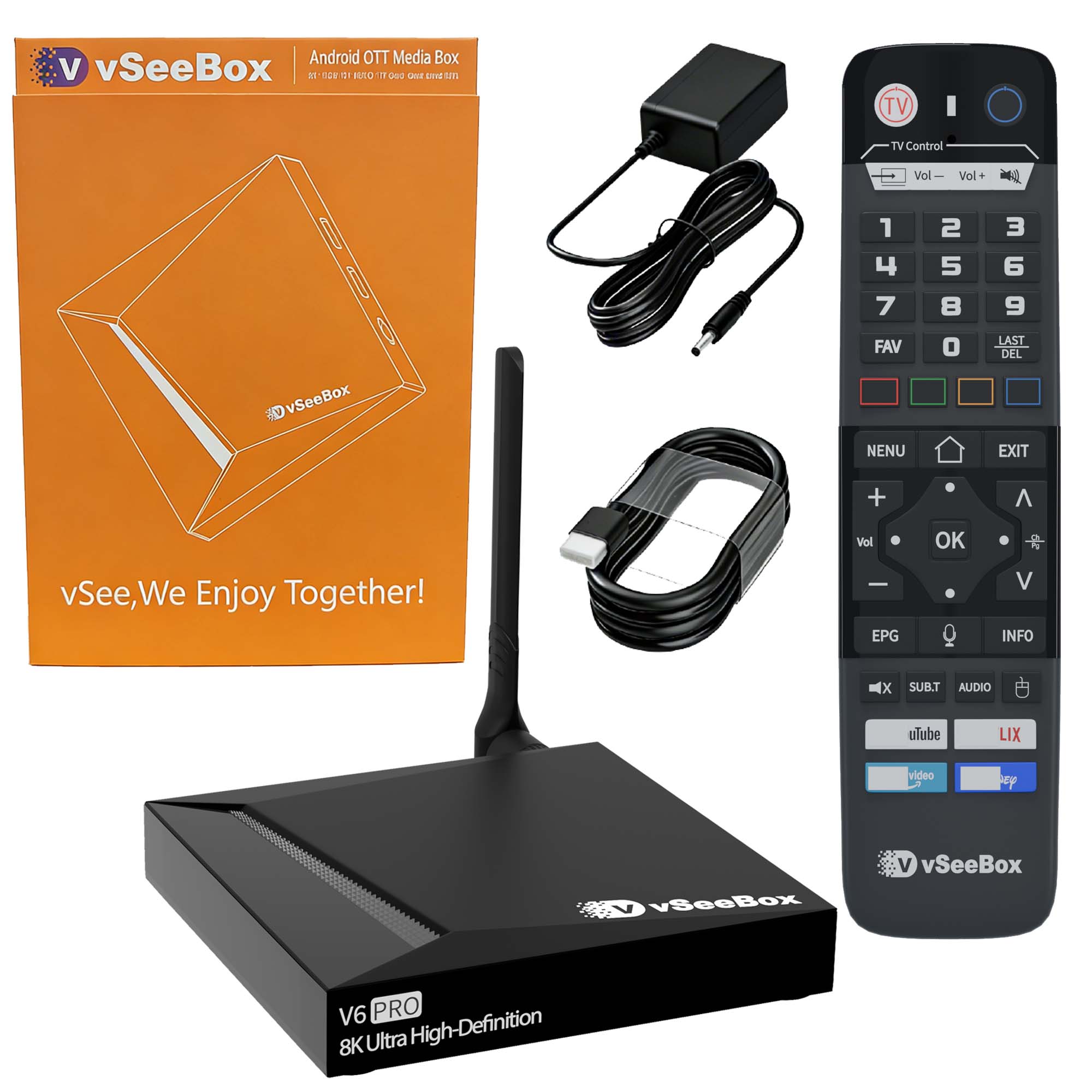 Khadas Vim4 8Gb - VSeeBox V6 Pro 2026 الأحدث، ذاكرة