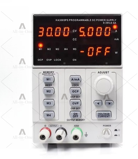 Programmable Dc Power Supply 60V 5A - مصدر طاقة رقمي قابل للبرمجة KA3003D