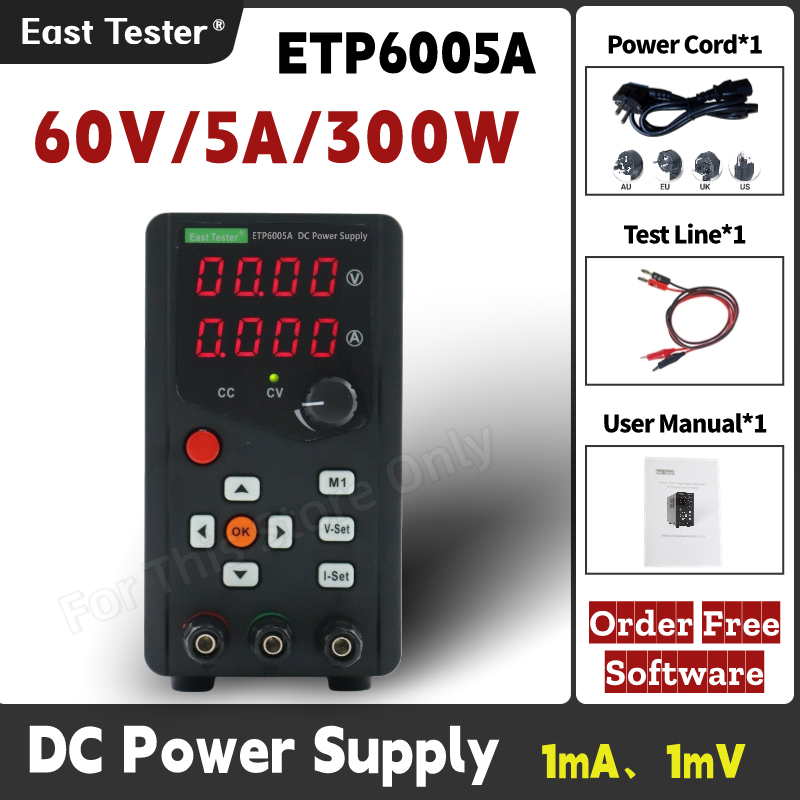 Programmable Dc Power Supply 60V 5A - برمجة تيار مستمر ينظم امدادات الطاقة