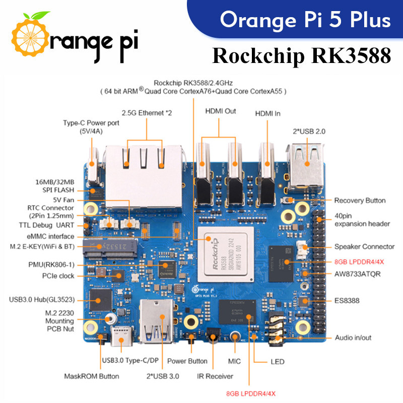 أورانج باي 5 بلس، كمبيوتر لوحي - مراجعة Radxa Rock 5B 16Gb وسعره