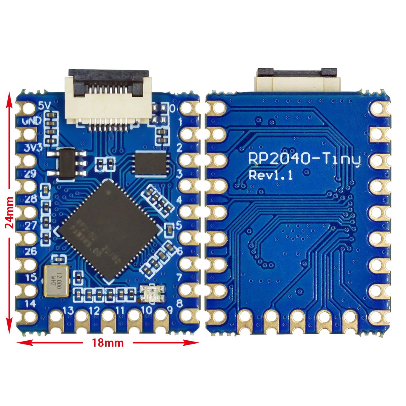 RP2040-Tiny Development Board  - مراجعة Banana Pi Bpi-M5 وسعره