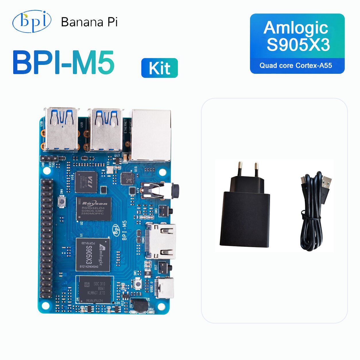 لوحة تطوير Banana Pi BPI-M5 ال - مراجعة Banana Pi Bpi-M5 وسعره