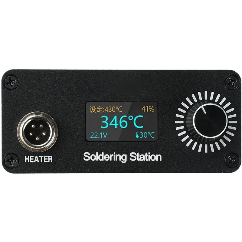 محطة لحام محمولة B23B T12 للإص - مراجعة Soldering Station T12 Oled وسعره