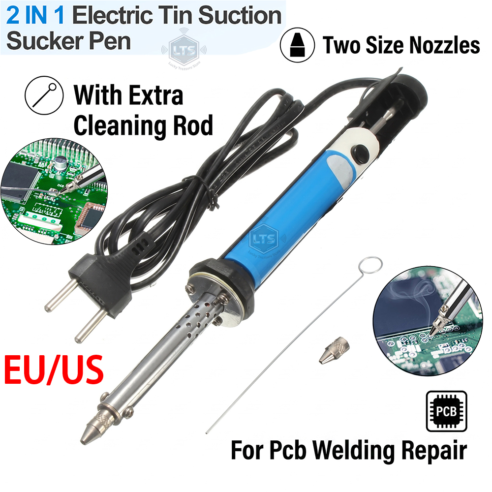 مجموعة أدوات مسدس شفط لحام كهر - مراجعة Desoldering Gun Vacuum Electric وسعره